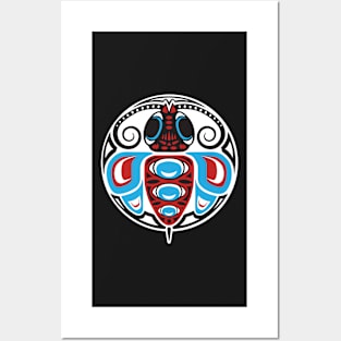 Wasp Shamanic Animal Emblem Posters and Art